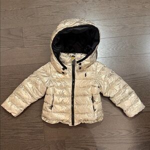 Ralph Lauren gold downfilled jacket 2T